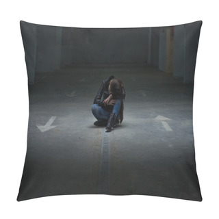 Personality  Depressed Teenage Girl Pillow Covers