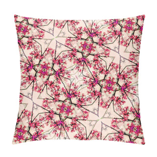 Personality  Floral Geometric Pattern Collage Pillow Covers