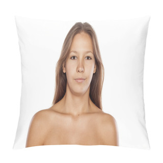Personality  Beauty Without Make Up Pillow Covers