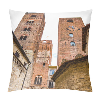 Personality  Towers Of Albenga Cathedral-Savona,Liguria,Italy Pillow Covers