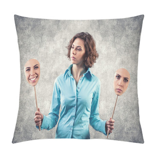 Personality  Two Masks Pillow Covers