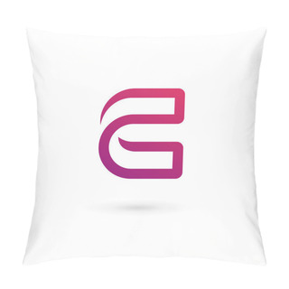 Personality  Letter C Logo Icon Design Template Elements Pillow Covers