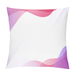 Personality  Vector Abstract Colorful Wave Modern Background Pillow Covers