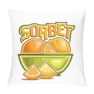 Personality  Vector Logo For Lemon Sorbet Pillow Covers