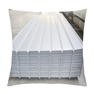 Personality  Wave Corrugated Steel Sheet Pillow Covers