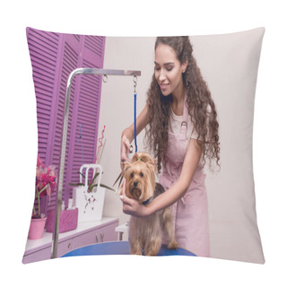 Personality  Groomer Grooming Dog Pillow Covers