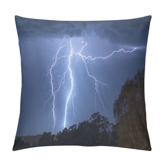 Personality  Lightening Storm In Australia Pillow Covers