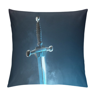 Personality  Powerful Ancient Silver Sword Pillow Covers