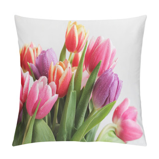 Personality  Tulips Bouquet Pillow Covers