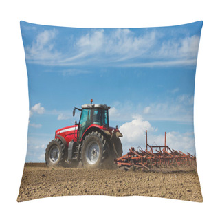 Personality  Tractor And Plow Pillow Covers