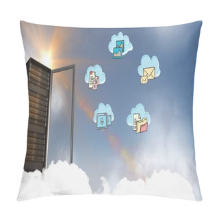 Personality  Digital Composition Of Servers  Pillow Covers