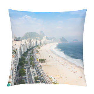 Personality  Copacabana Beach Pillow Covers
