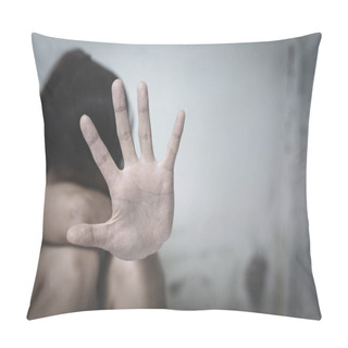 Personality  Stop Violence Against Women, Domestic Violence Against A Woman,  International Women's Day Pillow Covers