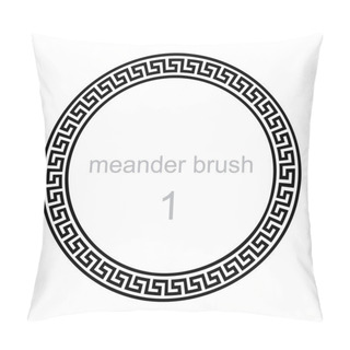 Personality  Ancient Greek Ornament Meander Pillow Covers