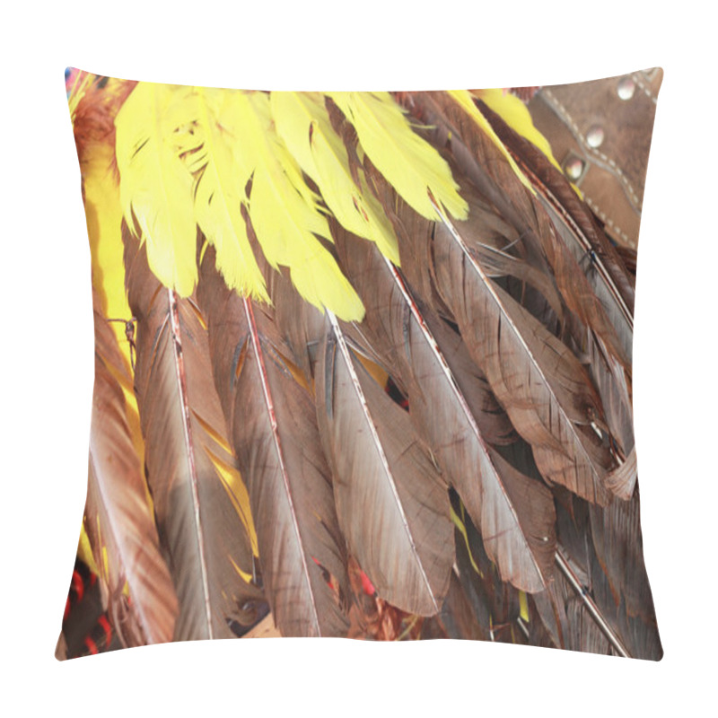 Personality  native american indian chief headdress pillow covers