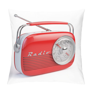 Personality  Retro Radio Pillow Covers