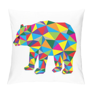 Personality  Geometrical Bear  Art Vector  Pillow Covers