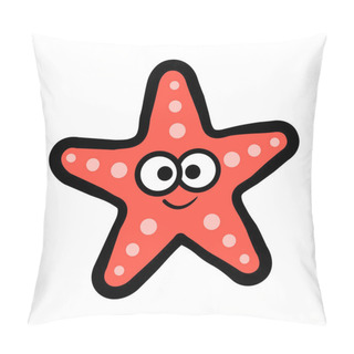 Personality  Beach Starfish Sea Life Vector Icon Pillow Covers