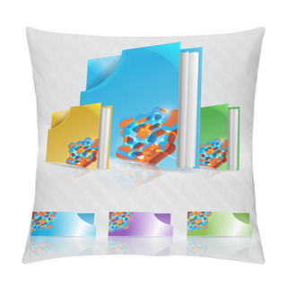 Personality  Vector Set Of Abstract Folders. Pillow Covers