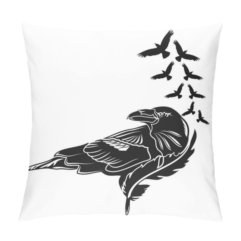 Personality  Raven_0002 pillow covers