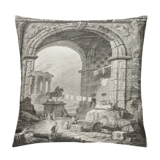 Personality  Roman Ruins Pillow Covers