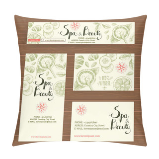 Personality  Design Templates For Brochures Pillow Covers