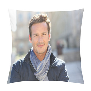 Personality  Handsome Man In Town Pillow Covers
