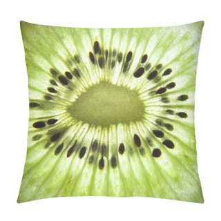 Personality  Healthy Food Background. Kiwi. Pillow Covers