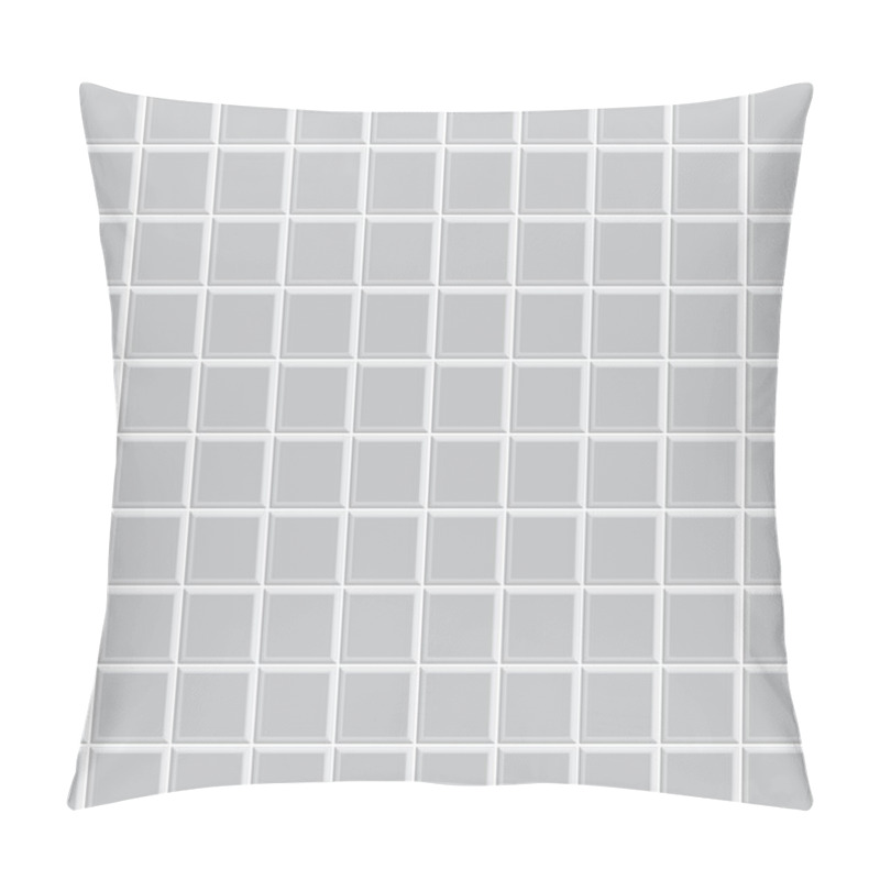 Personality  Gray square tile texture pillow covers