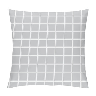 Personality  Gray Square Tile Texture Pillow Covers