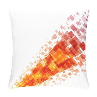 Personality  Abstract Geometric Squares Lines Vector Background. Pillow Covers