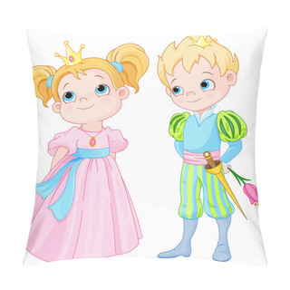Personality  Cute Prince And Princess Pillow Covers