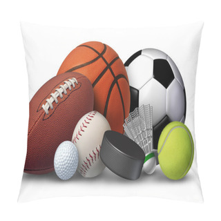 Personality  Sports Equipment Pillow Covers
