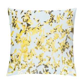 Personality  Golden Glossy Confetti Pillow Covers