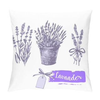 Personality  Graphic Lavender Set Pillow Covers