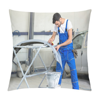 Personality  Polishing Bumper For Paint Job Pillow Covers