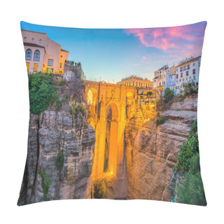 Personality  Ronda, Spain Old Town Pillow Covers