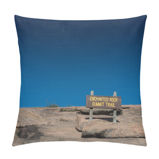 Personality  Enchanted Rock Summit Sign Pillow Covers