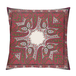 Personality  Abstract Paisley Motifs Scarf Design Pillow Covers