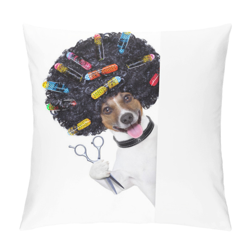 Personality  hairdresser dog pillow covers