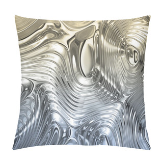 Personality  Liquid Metal Texture Pillow Covers