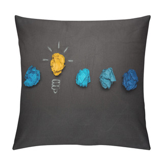 Personality  Light Bulb Symbol Pillow Covers