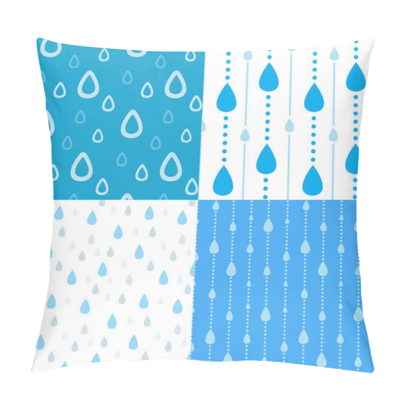 Personality  Rain Drops Backgrounds Pillow Covers
