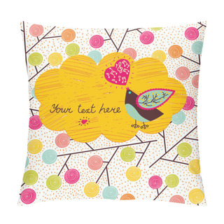 Personality  Floral Background, Greeting Card. Pillow Covers