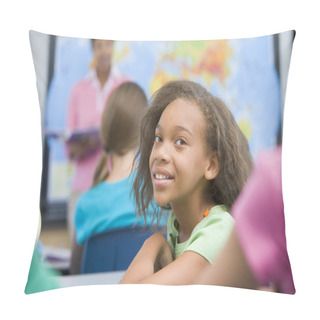 Personality  Pupil In Elementary Class Pillow Covers