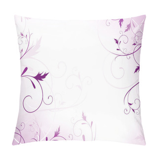 Personality  Violet Floral Frame Pillow Covers