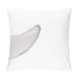 Personality  Pure Fresh White Milk Splash Isolated On White Pillow Covers