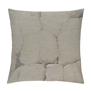 Personality  Close-up View Of Old Grey Weathered Wall Texture Pillow Covers