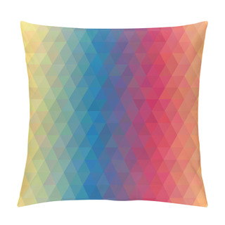 Personality  Abstract Vector Polygonal Background For Your Design Pillow Covers