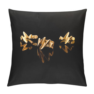Personality  Three Gold Ring Pillow Covers